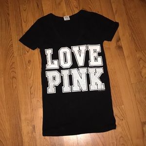 black PINK v-neck